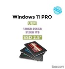 128 256 512GB 1TB SSD 2.5” with Windows 11 PRO UEFI Solid State Drive