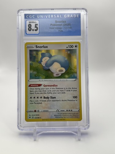 Snorlax graded CGC 8.5 for sale on eBay