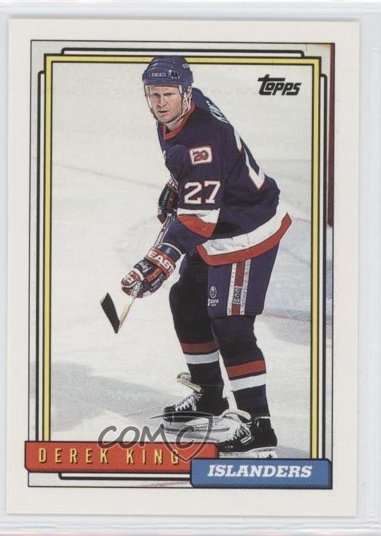 1992-93 Topps Derek King #431 0f4