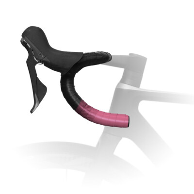 New Fizik Vento 2mm Microtex Tacky Road Bike Handlebar Tape, Black / Pink