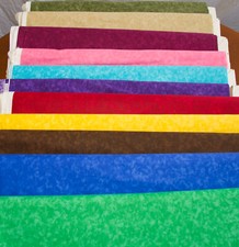 44"/45" Quilter's Blender Fabric- 100 Cotton - 25 Colors - By the Yard