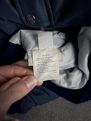 HTF DESCENTE Ski Puffer Jacket Sz Medium EUC Down Filled Quilt Lining D4-8334 - Picture 7 of 7