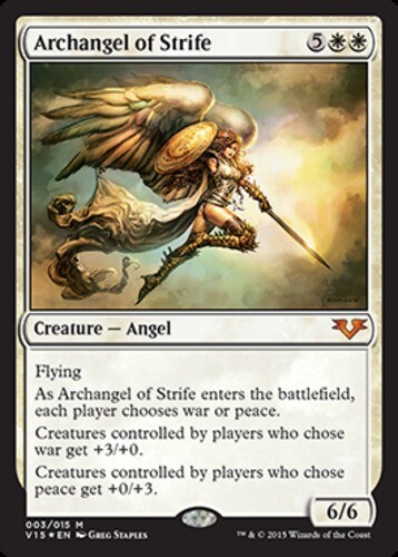 Light Play x 1 Archangel of Strife - Foil From the Vault: Angels - Picture 1 of 1