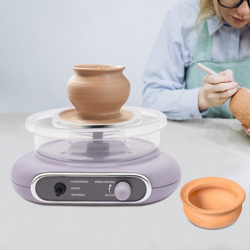 Electric Adjustable Speed Pottery Machine Mini Clay Making Pottery Craft Kit - Picture 19 of 19