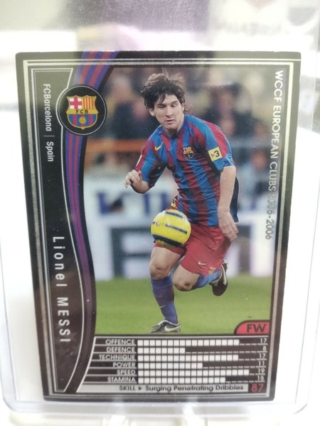 2005 PANINI WCCF LIONEL MESSI 1st ROOKIE CARD