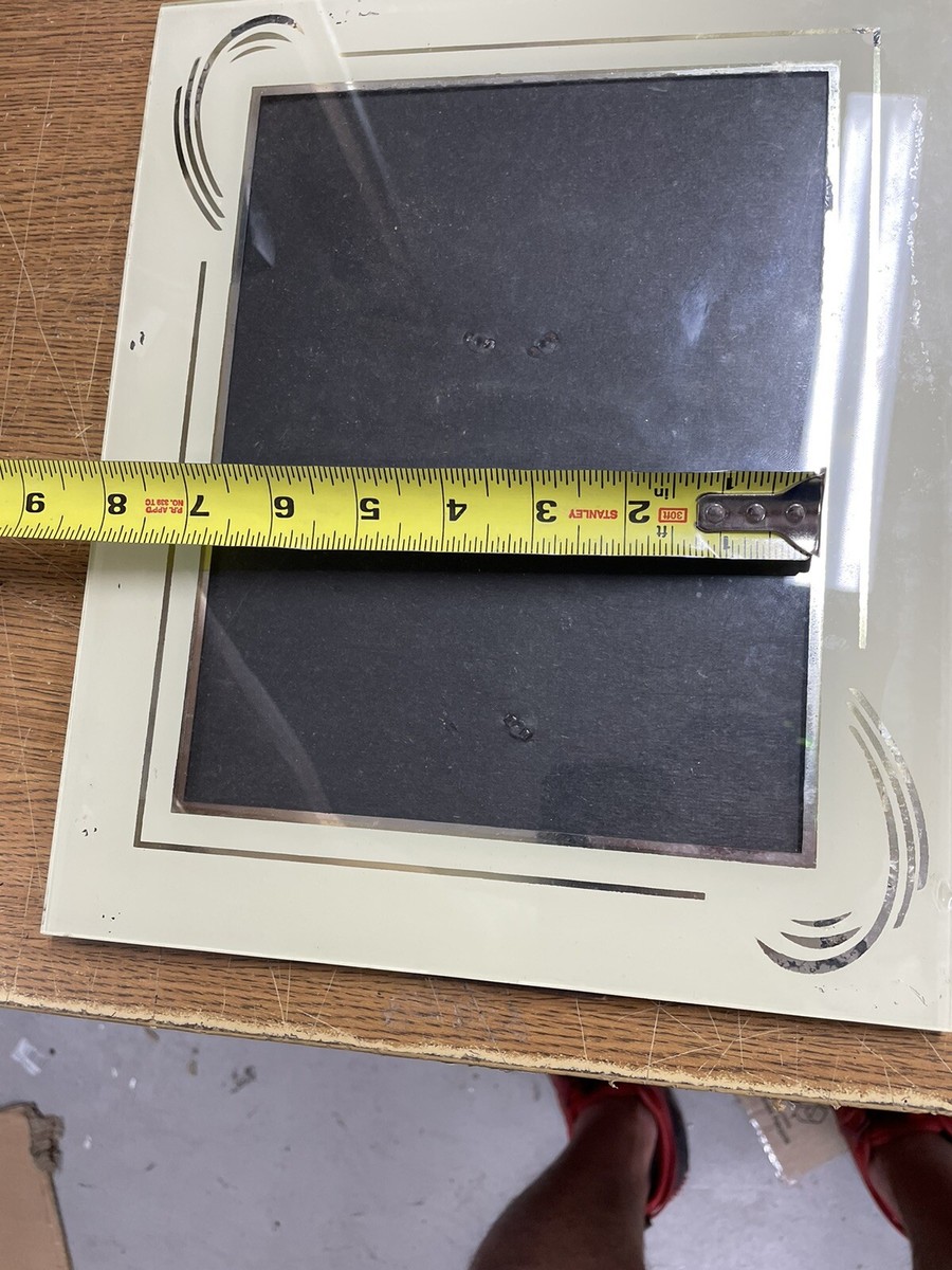 Vintage ART DECO Reverse Painted Picture Frame 7x9” BLH | eBay