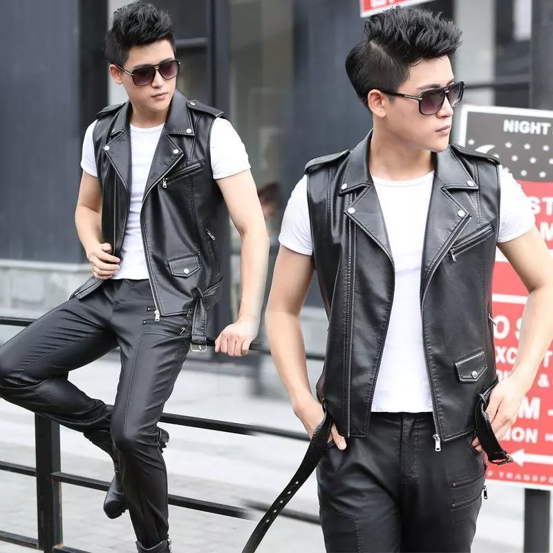 Pleather Biker Jacket