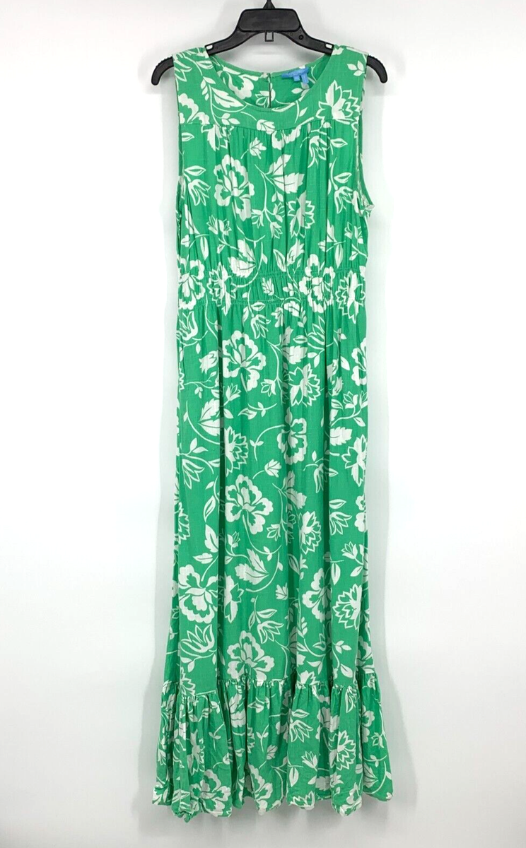 chinese dress ladies Reagan Denim Maxi Dress in Medium Wash – Draper James main image 0