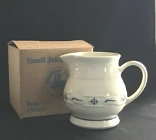 LONGABERGER POTTERY Small Juice Pitcher #30082 Brand New w/Original Box