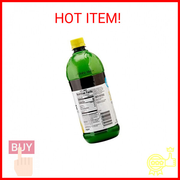 Amazon Brand Happy Belly 100% Lemon Juice, Bottle, 32 fl oz