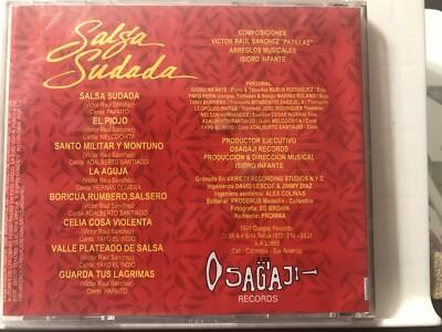 Rare CD Salsa Sudada Melcochita Papaito Adalberto Santo Militar