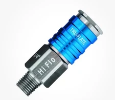 Tru-Flate 13-925 300 PSI Lightweight Aluminum Hi-Flo Style Coupler 1/4 MNPT in.