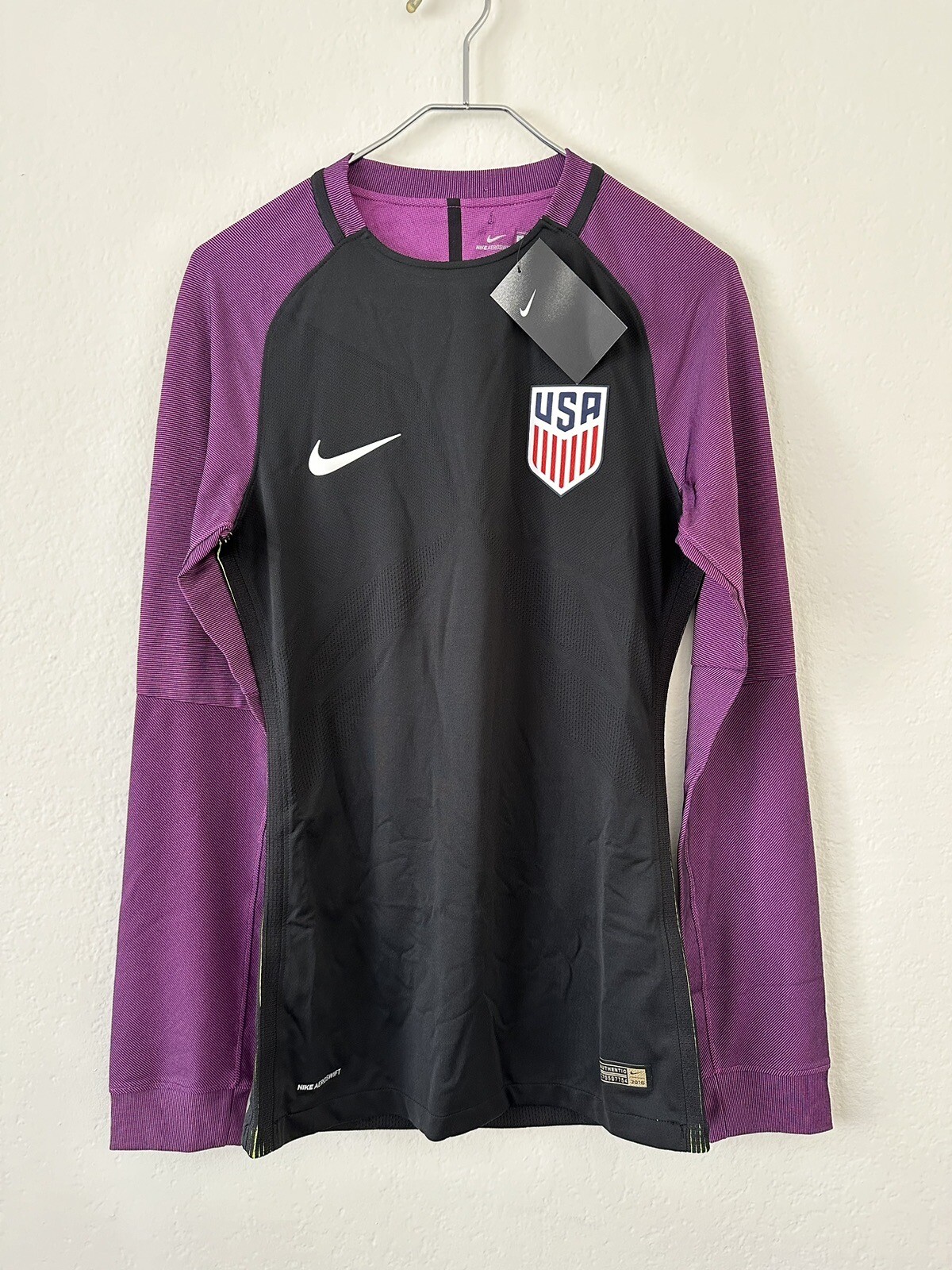NEW Nike 2016 USA USMNT Aeroswift Player Issue Goalkeeper GK Jersey Size Small