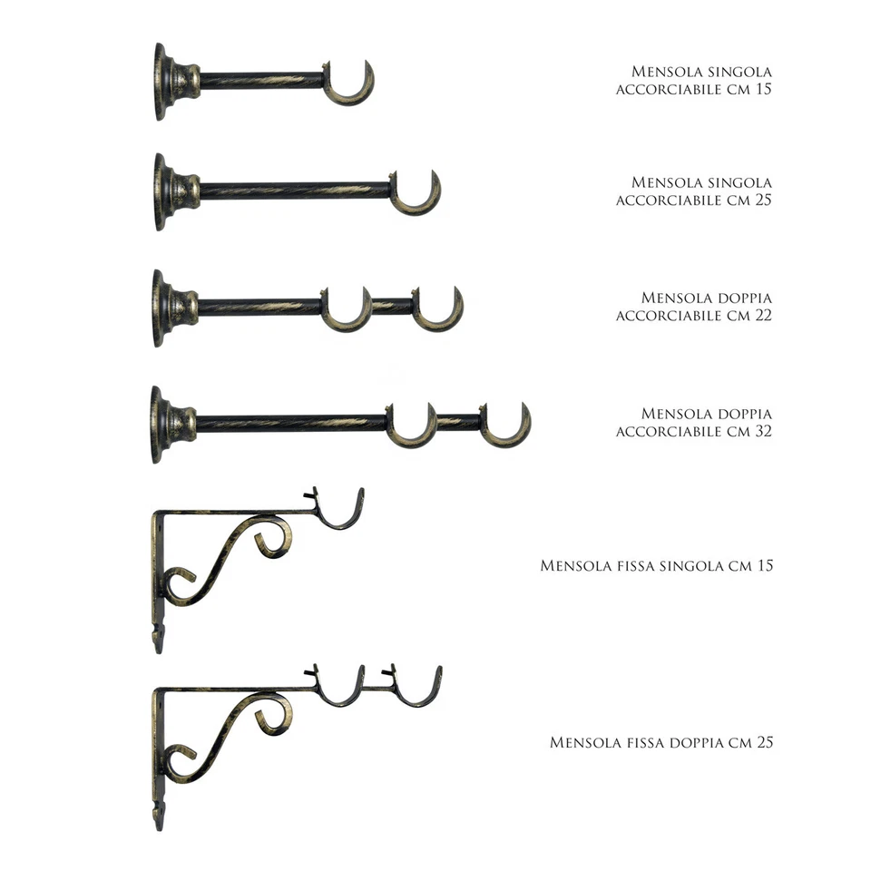 Scorritenda Corda Strappo Bastone Tenda Ferro Battuto Terminale INTAGLIO Vami - Immagine 2 di 2
