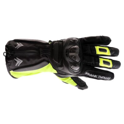 Frank Thomas 01-17 WP Motorcycle Gloves Black Yellow UK
