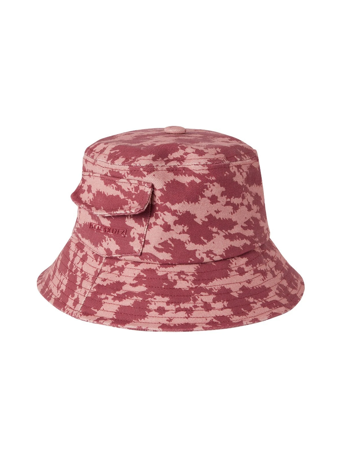 SealSkinz Lynford Waterproof Skinz Print Canvas Bucket Hat - Pink