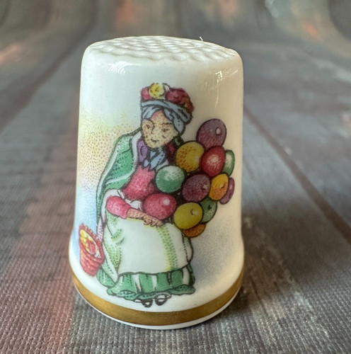 Royal Doulton The Balloon Seller Thimble Bone China
