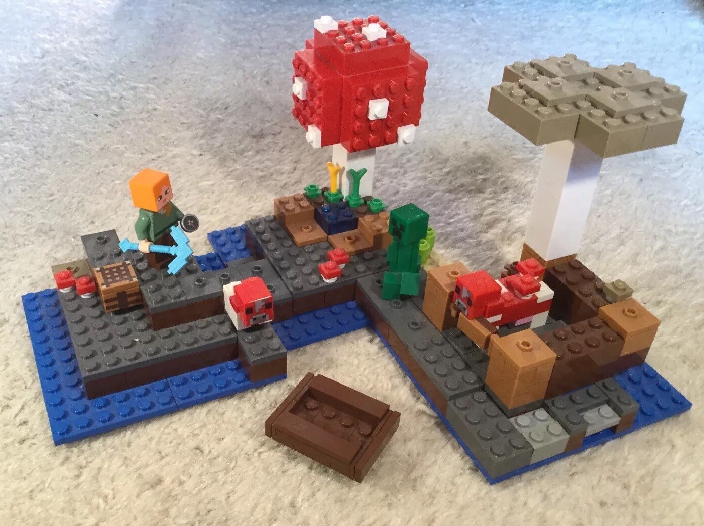 lego minecraft isla champiñon