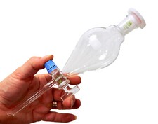 "Hecht" Assistent  &Ouml;labscheider  100 ml  Scheidetrichter  Laborqualit&auml;t
