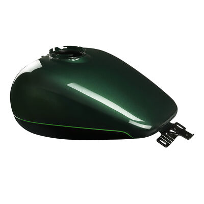 Fuel Gas Tank Fit For Harley Electra Glide 2008-24 Deep Jade Pearl / Vivid Black
