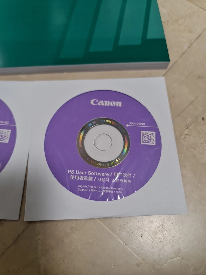 MANUALE + DRIVER SOFWTARE 3 CD CANON ADVANCE dx C5760I C5750i C5740i C5735i - Immagine 3 di 4