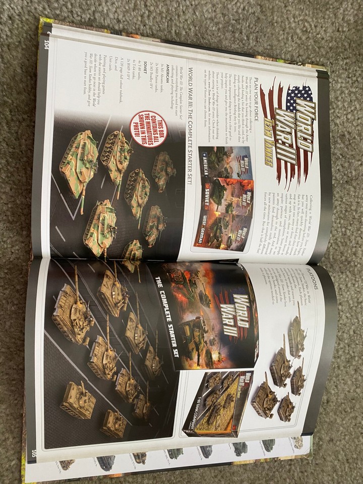 Colors of War Painting WWII and WWIII Gaming Miniatures Hardcover Book