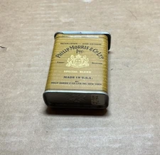 PHILIP MORRIS & CO LTD INC SPECIAL BLEND CIGARETTE TIN SLIDE TOP CASE *empty*