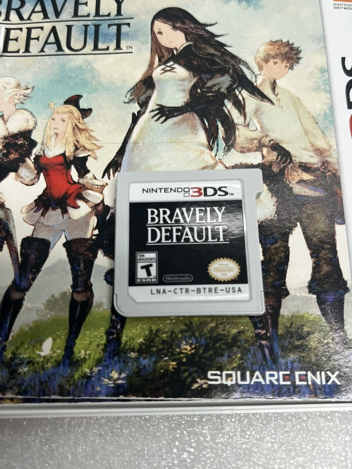 Bravely Default (Nintendo 3DS) Authentic Complete w/ Manual CIB Tested - Image 3 of 4