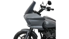 Klock Werks Dark Smoke Flare 10" Windshield For Harley Low Rider ST Models