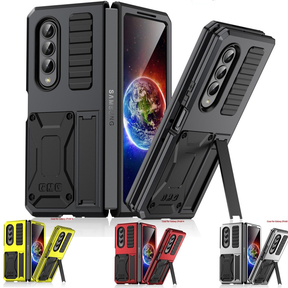 Aluminum Metal Bumper shockproof Armor Phone Case For Samsung Galaxy Z Fold 4 5G
