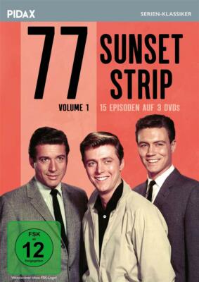 77 Sunset Strip - Vol. 1, 15 Folgen auf 3 Discs DVD Efrem Zimbalist Jr. 1958