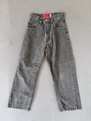 VTG Y2K Evolution In Design Denim Baggy Skater Style Jeans Kids Size 14 - Picture 2 of 7