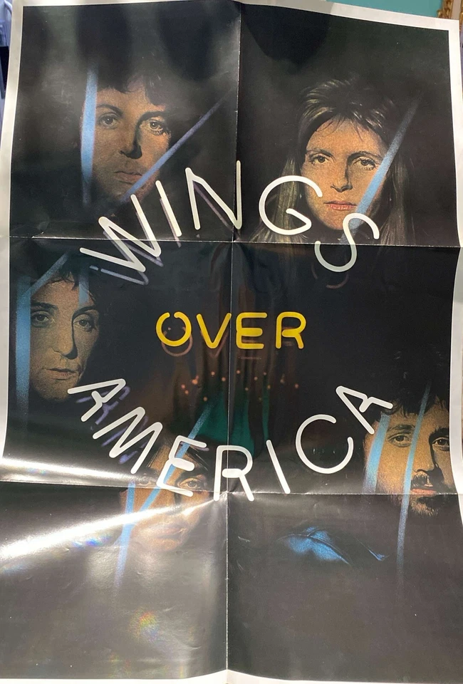 Paul McCartney - Wings Over America - 3LPs Poster Japan Vinyl Insert - EPS-50001 - Image 2 of 4