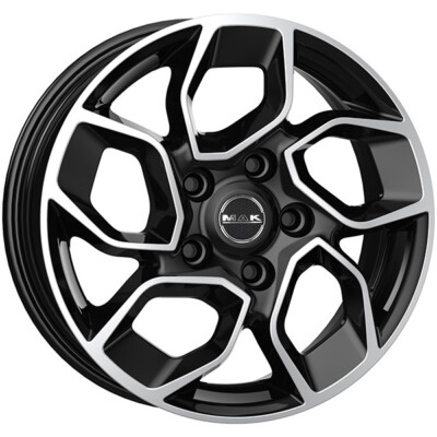 ALLOY WHEEL MAK EXPRESS FOR NISSAN QASHQAI 7.5X18 5X114,3 BLACK MIRROR SGQ