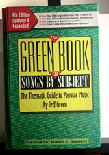 1995 Jeff Green The Green Book of Songs by Subject Hardcover New 
