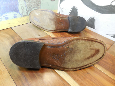 Stanley Brown Leather Kiltie Tassel Wingtip Loafers Men display picture 1
