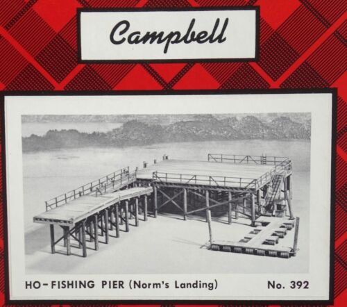 HO Campbell Scale Models Norm’s Landing Fishing Pier Craftsman Kit - Picture 1 of 2