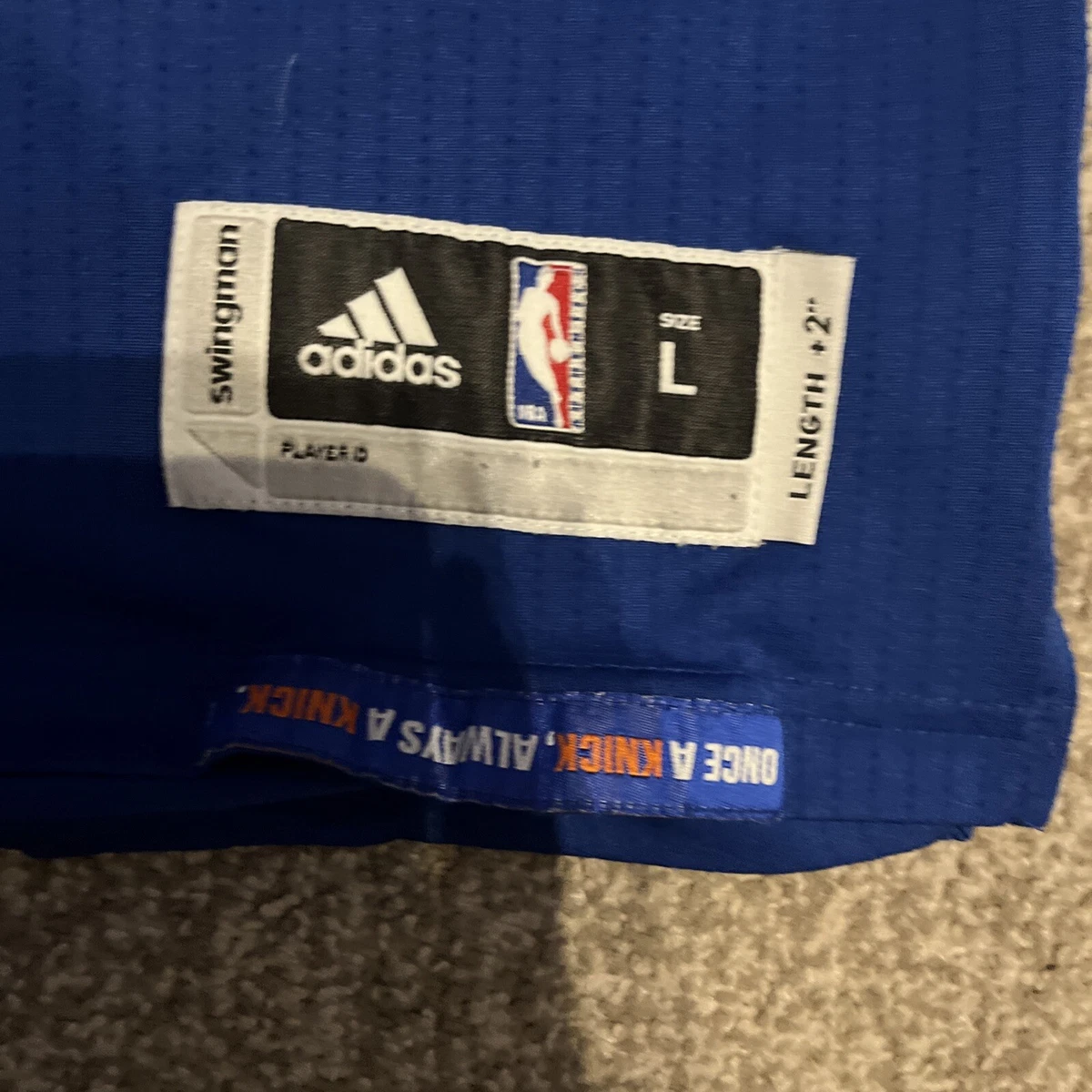 Men's new york knicks kristaps porzingis adidas royal replica jersey cheap