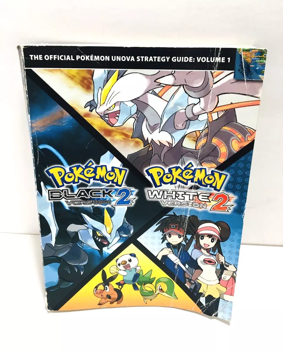 The Official Pokemon Unova Strategy Guide Vol. 1 Blk/Wht Version 2 W/  Poster Map 9780307895615