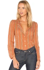 A.P.C. Womens Lucie Blouse Size 38 (6) NWT $290 MSRP