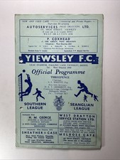 Yiewsley v Margate;  Southern League,  26th December 1960