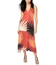 Rachel Roy Womens Cross Back Maxi Dress, Red, Small
