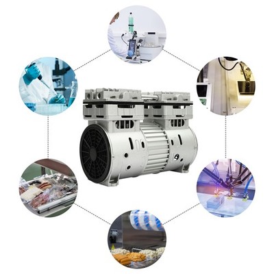 800W Oil-free Silent Vacuum Pump Small Air Pump Head Air Compressor Pump Head