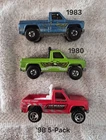 Vintage Hot Wheels Bywayman '73 Silverado Lot! Blackwalls! Blue & Green Eagle!