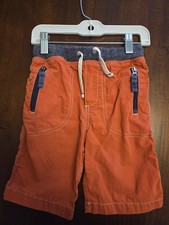 Boys Mini Boden Shorts Orange Size 6