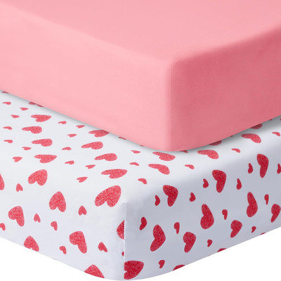Pack and Play Sheets Fitted, 2 Pack Pack N Play Sheets for Graco Pack N Play Mat