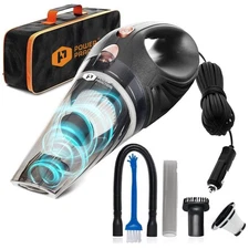ThisWorx Car Vacuum Cleaner - Portable Handheld Mini Vacuum Cleaner W/ 16ft C...