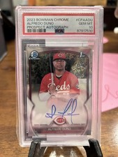 2023 BOWMAN CHROME ALFREDO DUNO PROSPECT AUTOGRAPH PSA 10