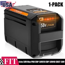 58V 5.0Ah Lithium-ion Battery Pack for Echo 58Volt CBP-58V40 CBP-58V2AH CHT-58V