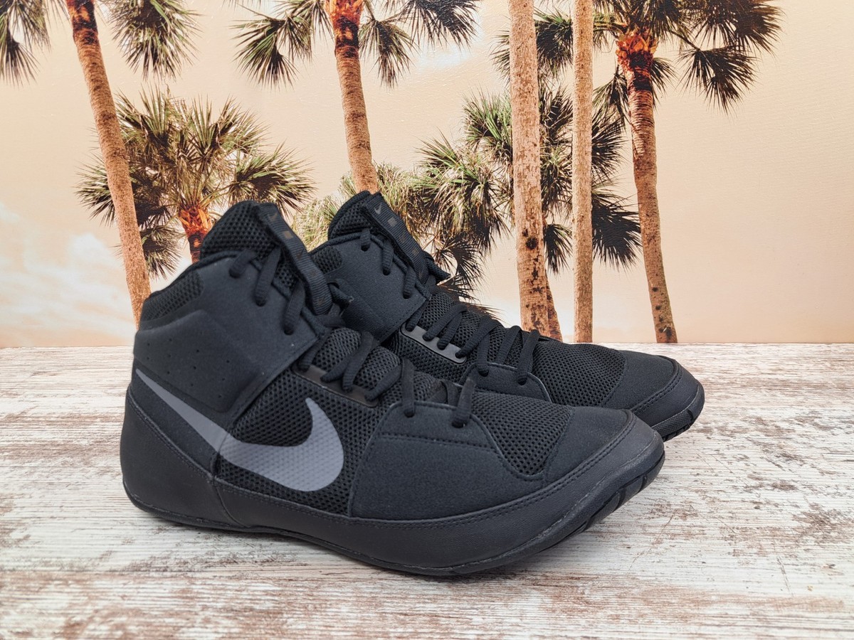 Nike Fury Wrestling Shoes Training MMA Combat Black AO2416-010